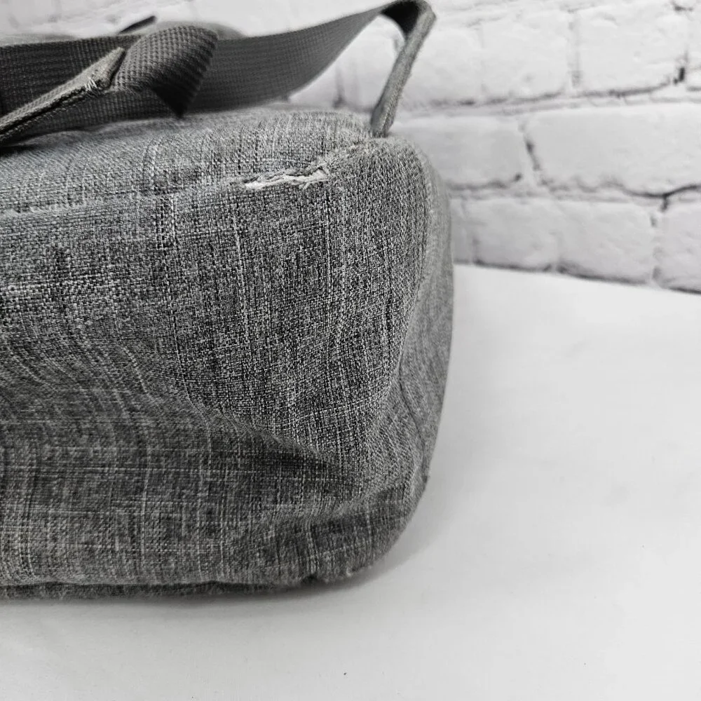 Herschel Grey Laptop Sleeve Multiple Pockets Organizer School Backpack Bag